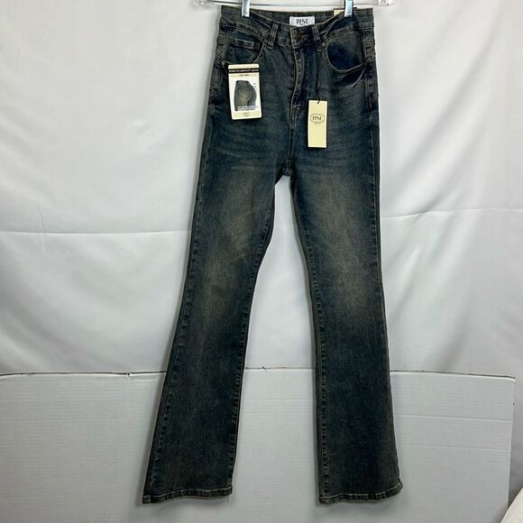 Rise Supply Company Stretch Bootcut Jeans NWT size 7 - Picture 1 of 13